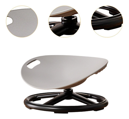 Silla Giratoria Para Niños, Juguete Sensorial, De Plata