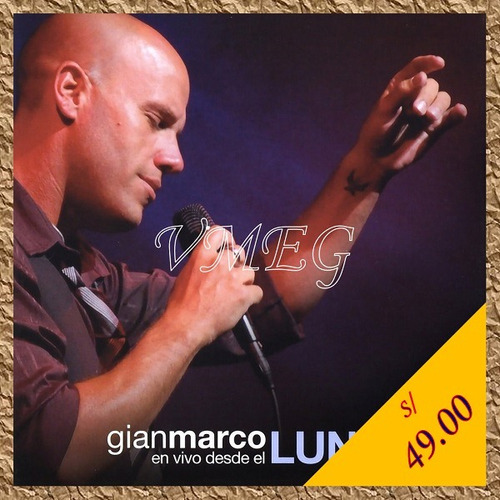 Vmeg Cd+dvd Gian Marco 09 En Vivo Desde El Lunario (ed Esp)