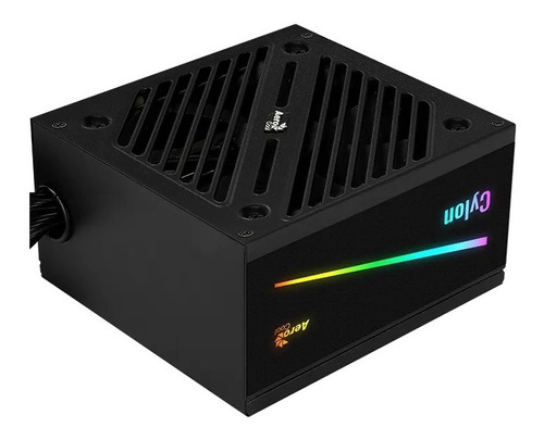 Fuente 500w Certificada Aerocool Cylon Rgb 80+ Plus Bronze 