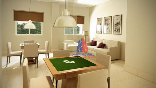 Apartamento Com 3 Dormitórios À Venda, 70 M² Por R$ 340.000 - Residencial Clube Colorê - Vila Belvedere - Americana/sp - Ap0452