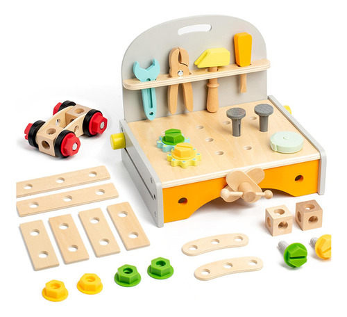 \ Herramientas De Juego De Madera Para Niños, Herramienta De