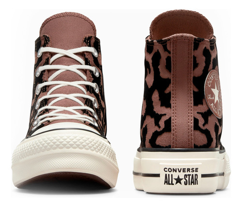 Tenis Converse Ctas Lift Hi Lavish Leopard A12351c Mujer