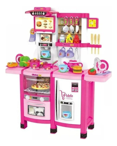 Cocina de juguete iPidelo VZ-MJL-89 color fucsia