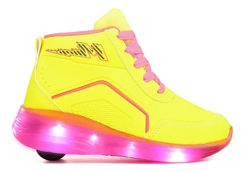 Bota De Rodinha Com Led MercadoLivre