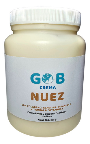 Crema De Nuez Ozonizada - Gob - 450 G