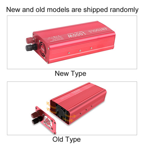 Inversor De Corriente Del Coche Ebtools 1000w/2000w Inversor