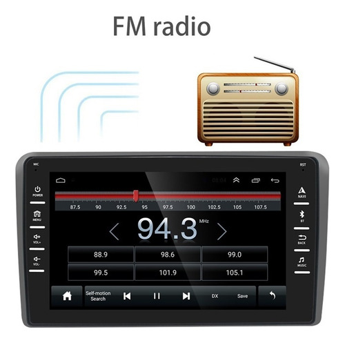 Android 9.1 Radio De Coche Estéreo Mp5 For Audi A3 2008-2012