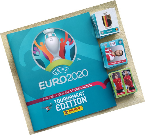 Coleccion Completa Álbum Euro 2020 Tournament Panini Pegar