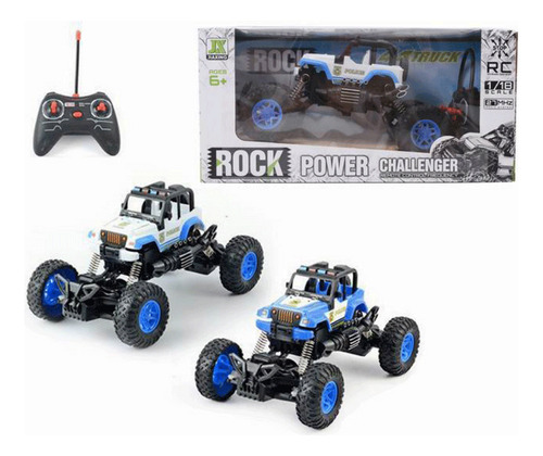 Wonderplay 27mhz 4ch Control Remoto Police Crawler Con Luces