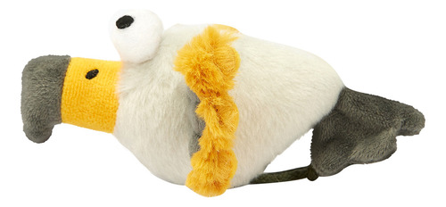 Brinquedo Catnip Para Gato Com Sons De Passarinho Animaux - Águia de Pelúcia 18cm