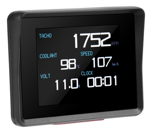 Coche Obd Multifunción Medidor Digital Temperatura Tensión