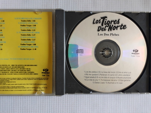 Los Tigres Del Norte Cd Los Dos Plebes (Usado)