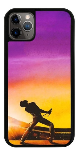 Funda Uso Rudo Tpu Para iPhone Freddie Mercury Cielo Morado