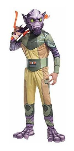 Star Wars Rebeldes Traje Zeb Lujo Para Los Ni