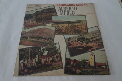 Alberto Merlo - Semblanza Sureña - Vinilo Argentino Folklore