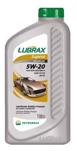 Óleo Motor 5w20 Sp Sintético Lubrax Supera Premium 1 Litro