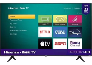 Tv Hisense 43 Led 4k 3840 X 2160p 60hz Smart Tv Con Roku