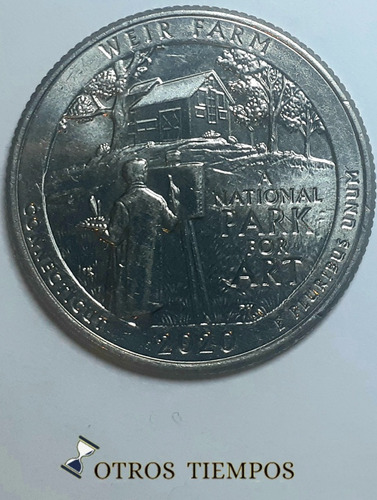 Moneda 1/4 De Dolar Parques Nacionales Weir Farm 2020