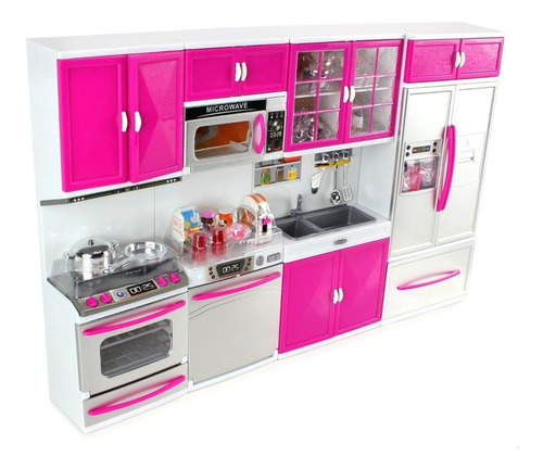 Mi Muñeca Playsets Cocina Moderna 32 Kit Completo De Lujo Co