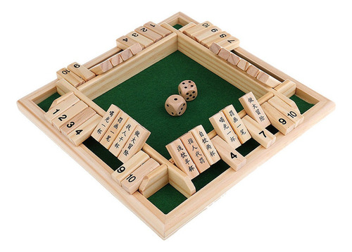 Juego De Mesa Número Madera Para Beber Fiesta Pub Bar