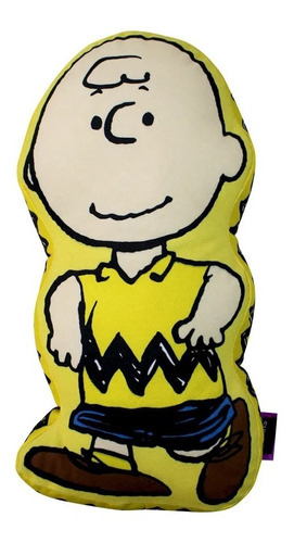 Almofada Formato Charlie Brown Woodstock Peanuts Snoopy Zc