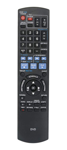 Mando Distancia Para Grabadora Dvd Panasonic Dmr-ez485v K