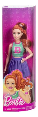 Barbie Muñeca Fashionistas #232 Con Pelo Rojo, Con