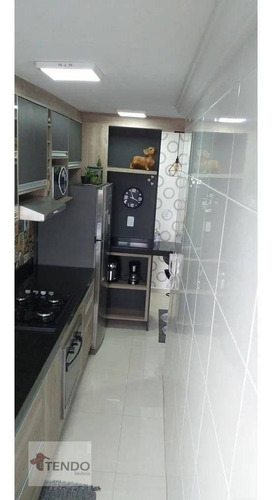 Apartamento Com 2 Dormitórios À Venda, 62 M² Por R$ 350.000 - Vila Nossa Senhora Das Vitórias - Mauá/sp - Ap2278
