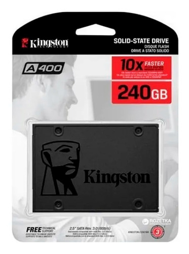 Hd Ssd Kingston A400 240gb 6gb/s Pc Notebook Computador
