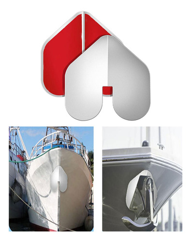 2 Protectores De Proa Para Barco De Acero Inoxidable Con