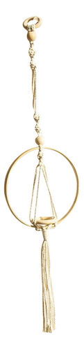 Macrame Plants Hanger Cuentas De Madera Macetero Colgante