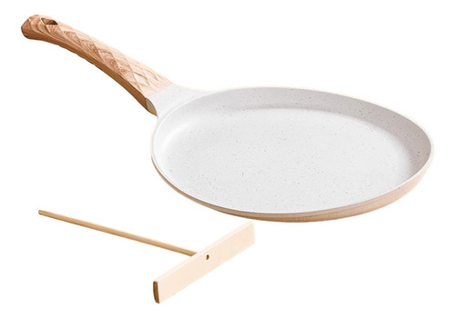 . Sartén Antiadherente Para Crepé Con Mango, 8 Pulgadas