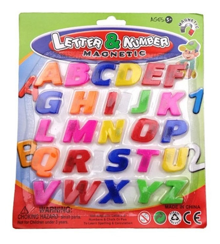 Set De Letras Magneticas Infantiles (abecedario Completo)