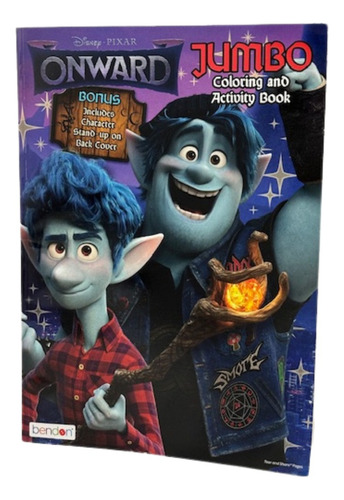 Libro Para Colorear Onward Disney Pixar
