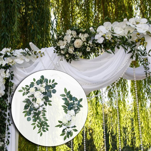 2 Flores Decorativas De Arco De Boda Para Fondo De Boda,