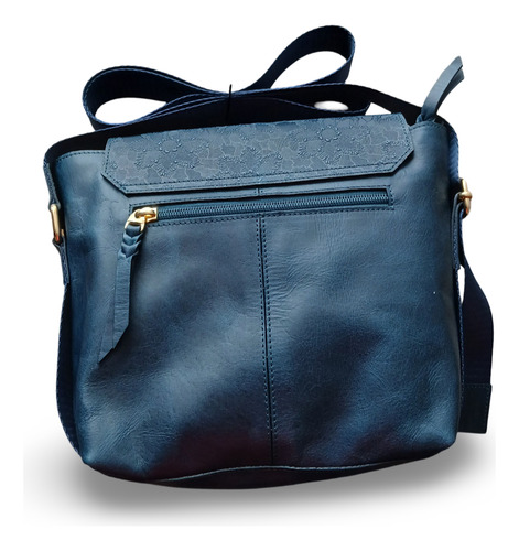 Bolso Con Riata En Cuero Autentico Piters