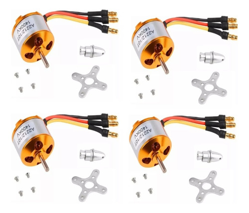 Motor Rc 2212 1400kv Lote X 4 Unidades 