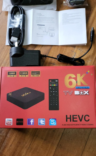 Tv Box Convertidor A Smart Tv Ram32gb Android 13.1 Ultra Hd Negro
