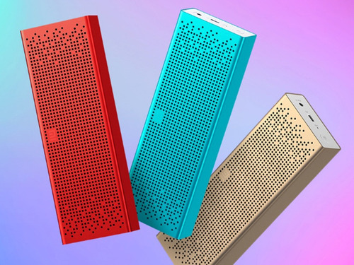 Caixa De Som Mi Bluetooth Speaker Xiaomi Vermelha Portátil