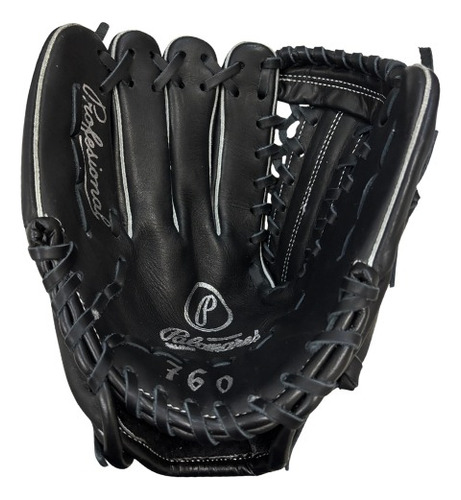 Manopla Zurdo 11.5 Pulgadas 100% Piel Palomares Genuino Negro