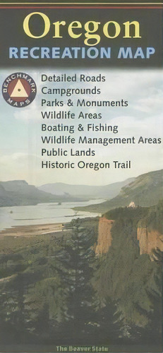 Benchmark: Oregon Recreation Map, De Benchmark. Editorial Benchmark Maps En Inglés