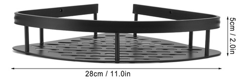 Nuevo Estante De Ducha Triangular Perforado De Aluminio