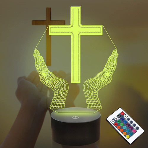 Jess Cross 3d Led Luz De Noche Para Amigos Navidad Pascua De