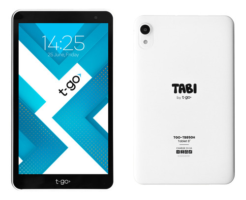 Tablet 8 Android 14 4gb Ram 64gb Otg, Cargador, Cable Tipo C Y Film Protector T-go