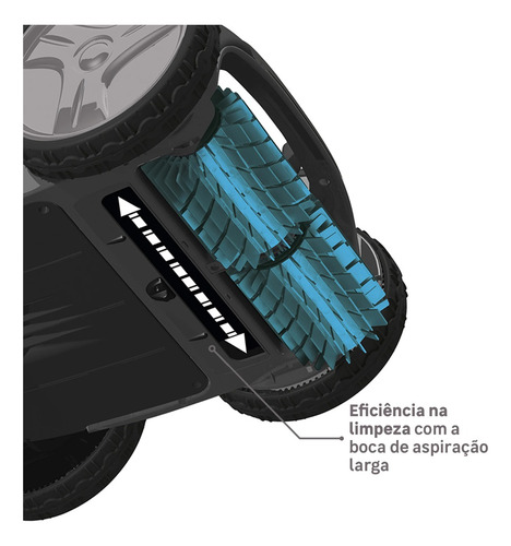 Robo Limpador De Piscina Smart Automático Fundos E Paredes