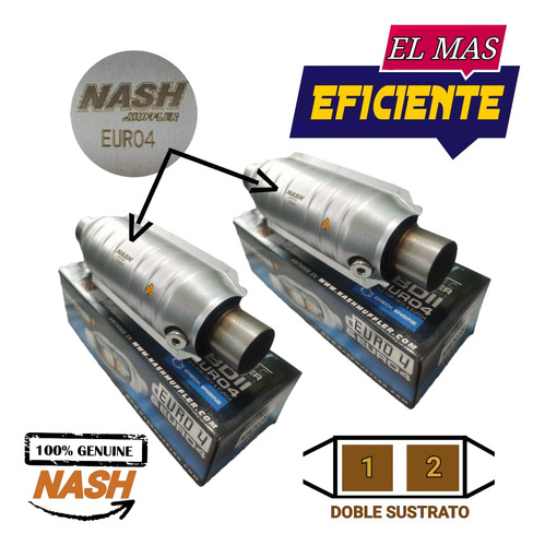 3 Catalizadores Sierra 8 Cil. Banco1-2 Euro4 S/lado Banco 3