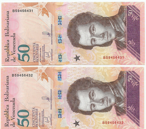 3 Billetes Del Cono Bss. 20, 50 Y 100 De Distintas Fechas