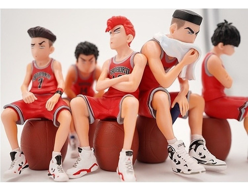 5 Unids/set Figura De Acción Slam Dunk Juguete Anime Muñeca