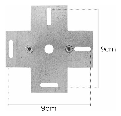 1x Arandela Box Aba Efeito 2 Foco Alumínio + Led G9 5w St890 Estrutura Branco 127/220V