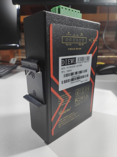 Switch Poe Ethernet 8 Portas Diewu Txe003 Industrial